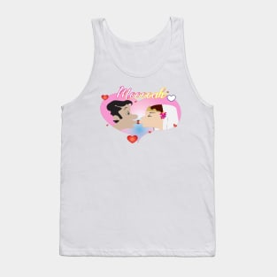 Mooooah Kiss -Egyptian Couples Tank Top